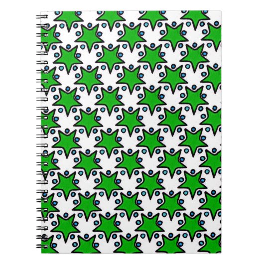 Carnet Ordinateur portable Green Stars (Devant)