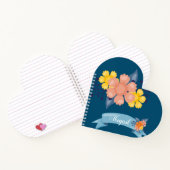 Carnet Ordinateur portable Heart Autumn Floral Spiral (Intérieur)
