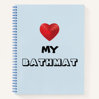 Carnet Ordinateur portable "Heart My Bathmat"