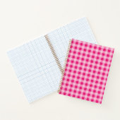 Carnet Ordinateur portable Hot Pink En vichy (Intérieur)