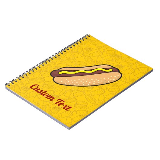 Carnet Ordinateur portable Hotdog (Côté gauche)