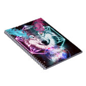 Carnet Ordinateur portable Imaginaire Wolf Spiral (Côté Droit)