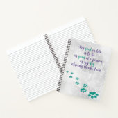 Carnet Ordinateur portable Inspiration Sagesse Chien (Intérieur)