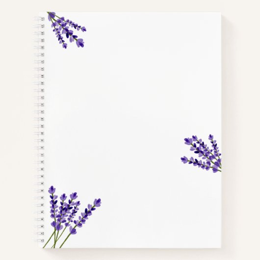 Carnet Ordinateur portable Lavender (Devant)