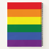 Carnet Ordinateur portable LGBT Pride Spiral (Dos)