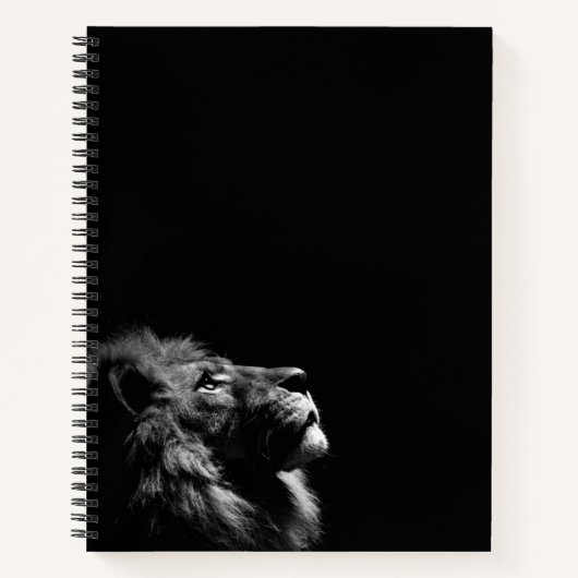 Carnet ordinateur portable lion (Devant)