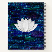 Carnet Ordinateur portable Lotus Flower Galaxy (Dos)
