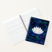 Carnet Ordinateur portable Lotus Flower Galaxy (Intérieur)