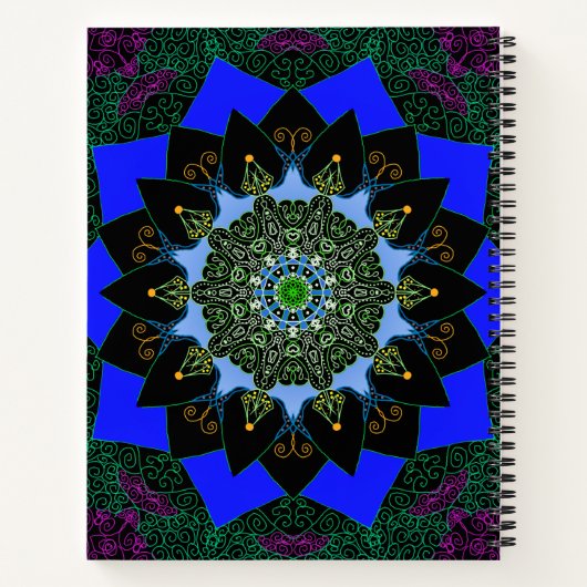 Carnet Ordinateur portable Mandala (Dos)