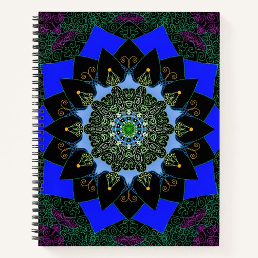 Carnet Ordinateur portable Mandala (Devant)