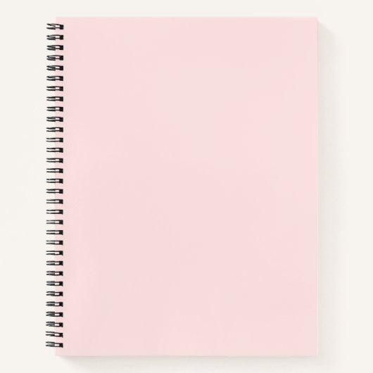 Carnet Ordinateur portable Misty Rose Spiral (Devant)