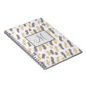 Carnet Ordinateur portable moderne personnaliséTaupe Grey (Côté Droit)