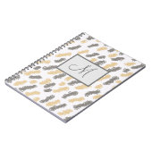 Carnet Ordinateur portable moderne personnaliséTaupe Grey (Côté gauche)