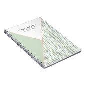 Carnet Ordinateur portable Motif de feuille d'aquarelle g (Côté Droit)