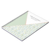 Carnet Ordinateur portable Motif de feuille d'aquarelle g (Côté gauche)