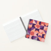 Carnet Ordinateur portable motif de Saint-Valentin géomét (Intérieur)