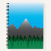 Carnet Ordinateur portable Mountainscape (Devant)