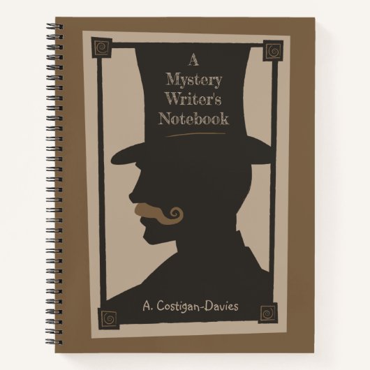 Carnet Ordinateur portable Mystery Writer Villain (Devant)