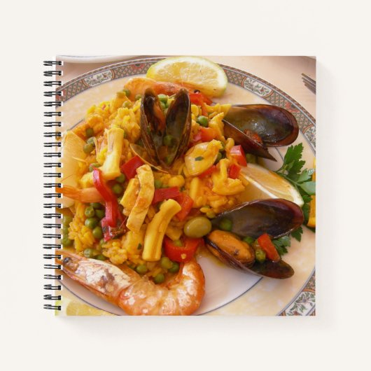 Carnet Ordinateur portable Paella Food (Devant)