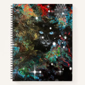 Carnet Ordinateur portable Peeking Panther Spiral Bound (Devant)