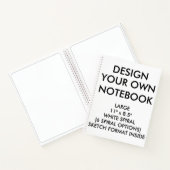 Carnet Ordinateur portable personnalisable à large bande (Intérieur)