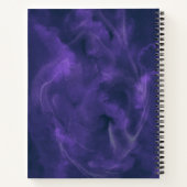 Carnet Ordinateur portable personnalisé de fleurs d'aquar (Dos)