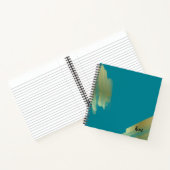 Carnet Ordinateur portable personnalisé Gold Smudge (Intérieur)