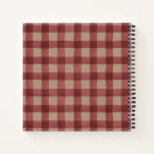Carnet Ordinateur portable personnalisé Plaid Buffalo (Dos)
