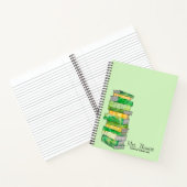 Carnet Ordinateur portable personnalisé (vert) (Intérieur)