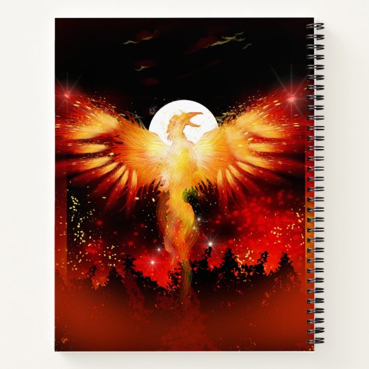 Carnet Ordinateur portable Phoenix Rising (Dos)