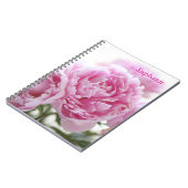 Carnet ordinateur portable Pink Peonies (Côté gauche)