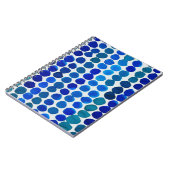 Carnet Ordinateur portable - Points bleus ! (Côté gauche)