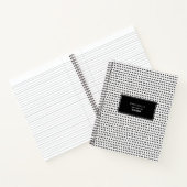 Carnet Ordinateur portable Polka Dot Personnalisé (Intérieur)