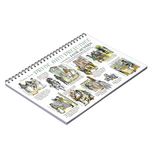 Carnet Ordinateur portable Pride & Prejudice (Côté gauche)