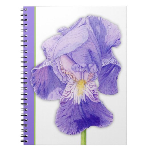 Carnet Ordinateur portable Purple Iris 2 (Devant)