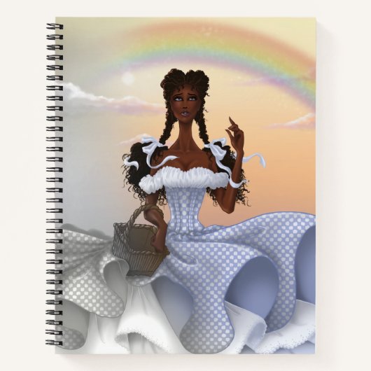 Carnet Ordinateur portable Rainbow Spiral (Devant)