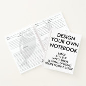 Carnet Ordinateur portable RECEPE personnalisé (Intérieur)