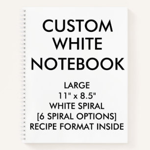 Carnet Ordinateur portable RECEPE personnalisé
