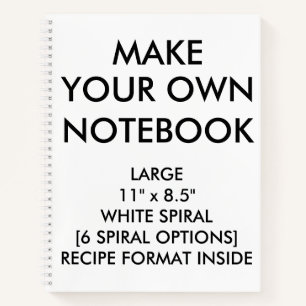 Carnet Ordinateur portable RECEPE personnalisé
