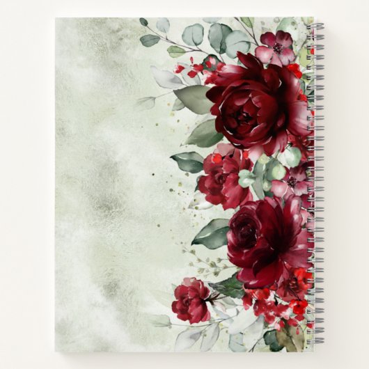 Carnet Ordinateur portable Red Peony Epiphany (Dos)