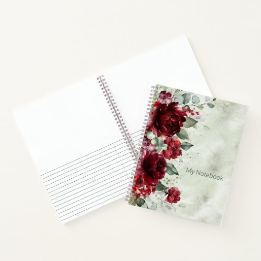 Carnet Ordinateur portable Red Peony Epiphany (Intérieur)