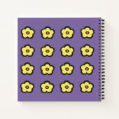 Carnet Ordinateur portable Retro Flowers (Dos)