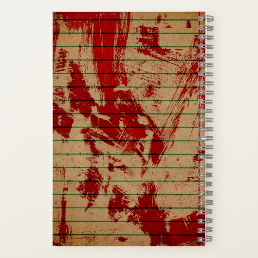 Carnet Ordinateur portable sanglant (Verso)