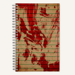 Carnet Ordinateur portable sanglant