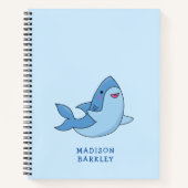 Carnet Ordinateur portable Shark Kid's Cute Kawaii (Devant)