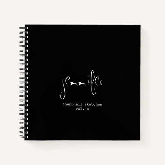 Carnet Ordinateur portable simple personnalisé de miniatu (Devant)