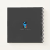 Carnet Ordinateur portable spiral à cheval fier (Dos)