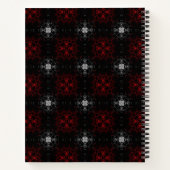 Carnet Ordinateur portable spiral à motif gothique (Dos)