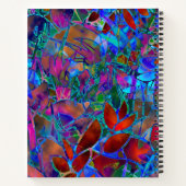 Carnet Ordinateur portable spiral Abstrait en verre (Dos)