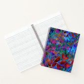 Carnet Ordinateur portable spiral Abstrait en verre (Intérieur)